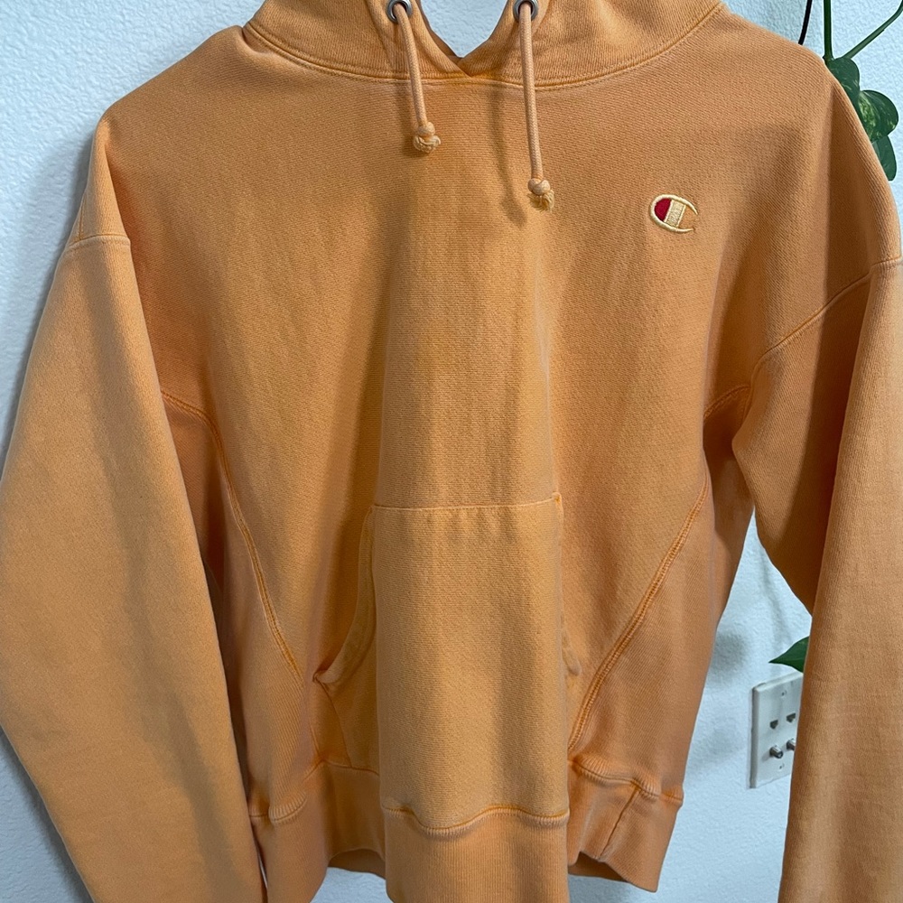 Dark Yellow Champion Hoodie